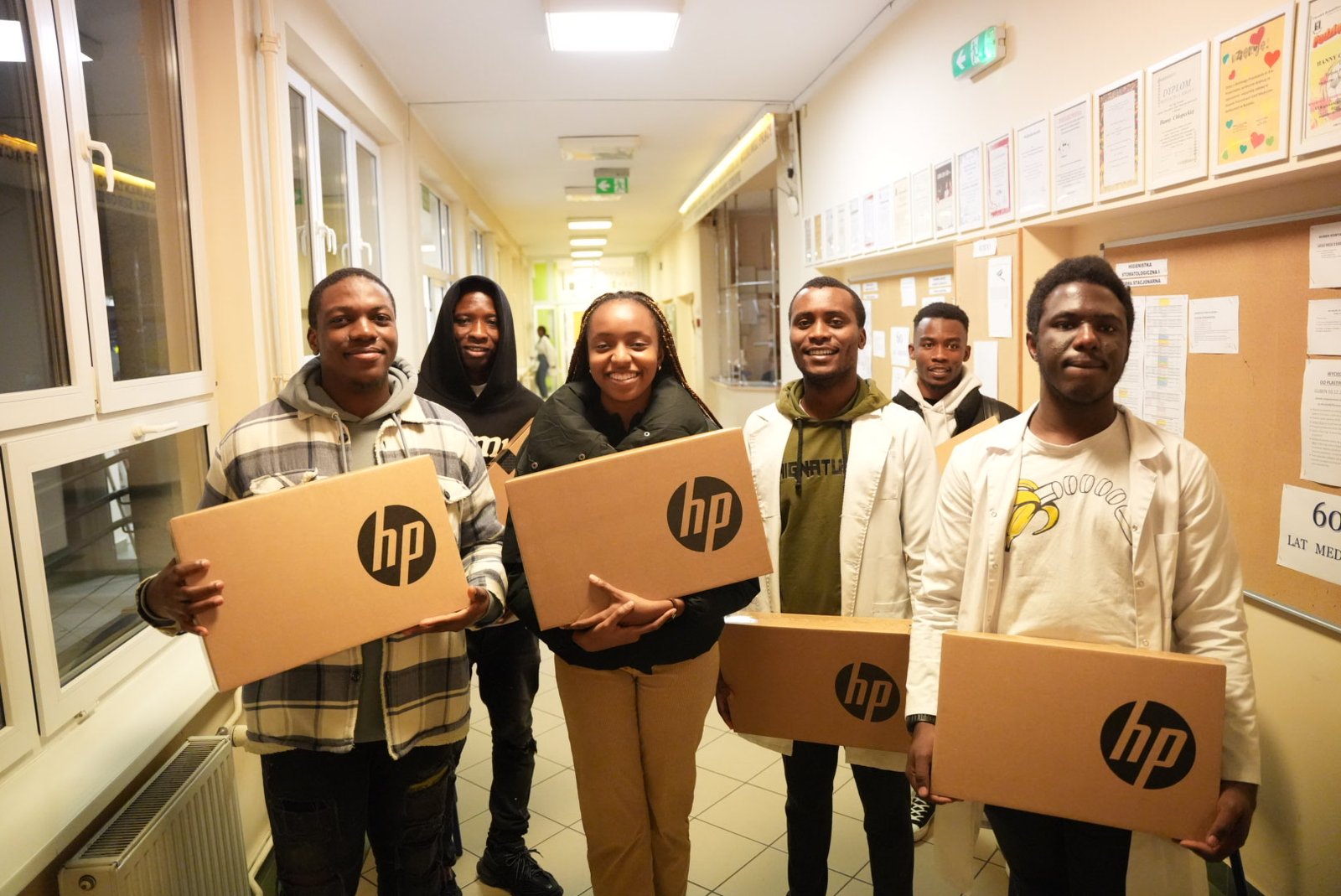 November 2022, Students with Laptops, Poland